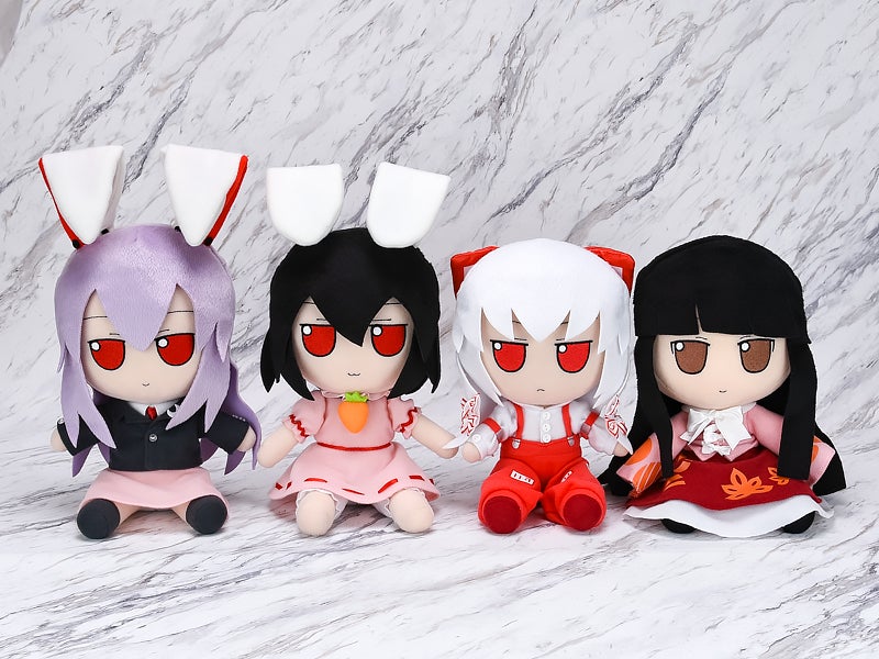 東方Project』のふもふもぬいぐるみシリーズ「かぐや」「もこ 東方Project』のふもふもぬいぐるみシリーズ「かぐや」「もこ