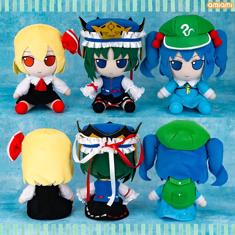 東方project ぬいぐるみ 全3種 東方ぬいぐるみ3キャラセット」を抽選で1名様にプレゼント