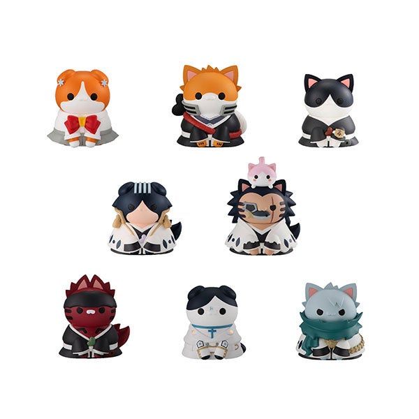 「BLEACH 千年血戦篇」キャラが可愛い猫に!MEGA CATシリーズ新登場!全8種類入り、キャラクターシート付き。ポケットサイズで持ち運びも◎。2023年9月下旬発売、6,160円(税込)。 「BLEACH 千年血戦篇」キャラが可愛い猫に!MEGA CATシリーズ新登場!全8種類入り、キャラクターシート付き。ポケットサイズで持ち運びも◎。2023年9月下旬発売、6,160円(税込)。