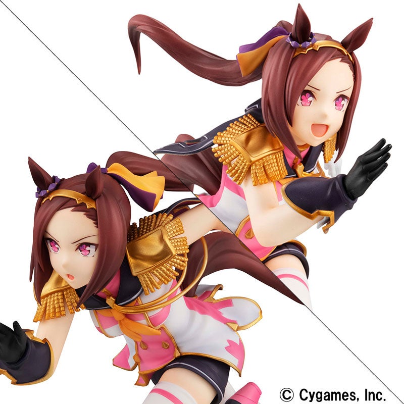 「ウマ娘」サクラバクシンオーのフィギュアが登場!スパート時の汗も再現、笑顔と真剣な表情のパーツも付属。流通限定で2023年10月発売予定。 「ウマ娘」サクラバクシンオーのフィギュアが登場!スパート時の汗も再現、笑顔と真剣な表情のパーツも付属。流通限定で2023年10月発売予定。