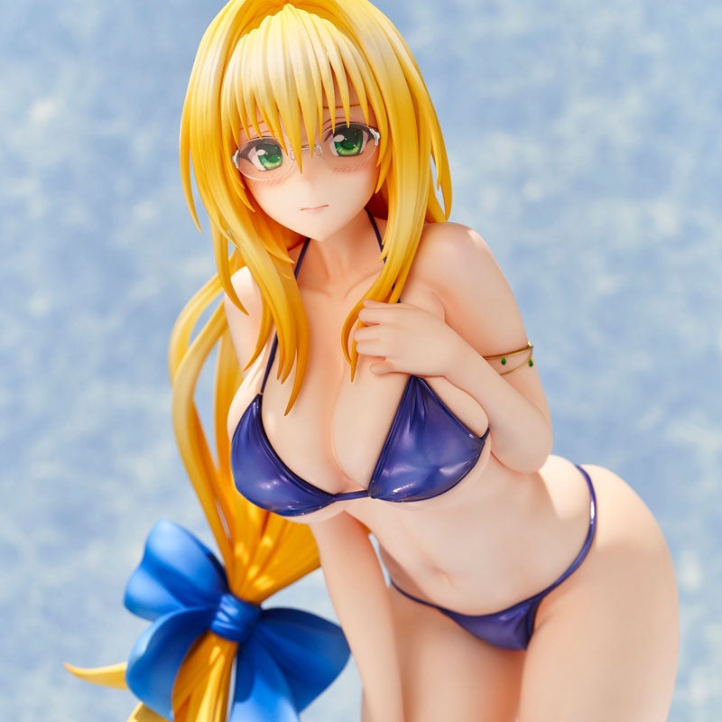 「To LOVEる-とらぶる-ダークネス」のティアーユ・ルナティークが水着フィギュアで登場!1/4サイズのBIGサイズで、金髪巨乳眼鏡ドジっ子教師のプロポーションを小さい水着で立体化。あみあみで予約受付中。