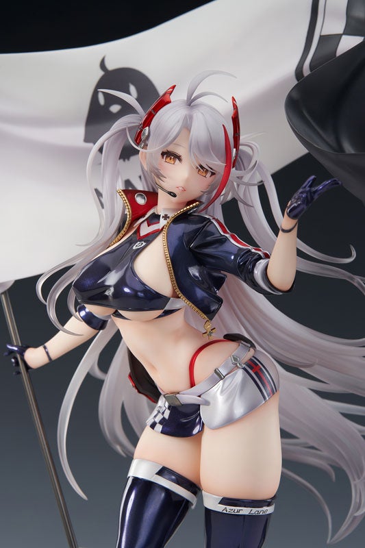 『アズールレーン』より、「プリンツ・オイゲン」がスキン「ファイナル・ラップ」の姿でフィギュア化。あみあみにて予約受付中。