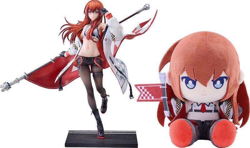 『STEINS；GATE』より、「牧瀬紅莉栖」がレーシングガールの姿でフィギュア化。ぬいぐるみが付属するセット版も登場。あみあみにて予約受付中。