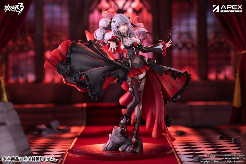 『崩壊3rd』より、「月下の誓い・真紅の愛」のフィギュアが登場。あみあみにて予約受付中。