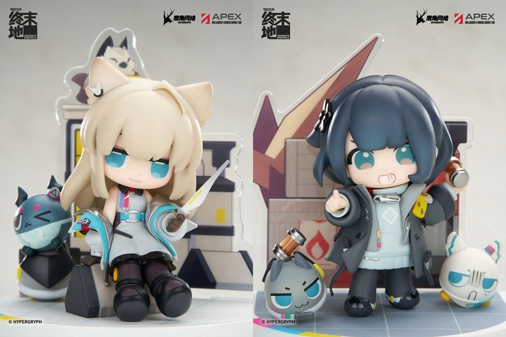 『アークナイツ：エンドフィールド』より、「ペリカ」「管理人(女)」のフィギュアが登場。あみあみにて、それぞれ予約受付中。