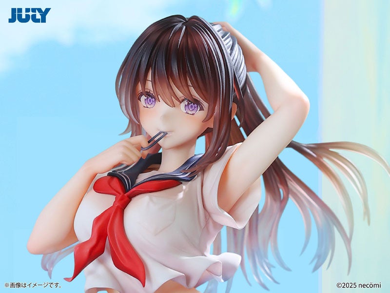 大人気イラストレーターnecömi先生のオリジナルイラストがフィギュア「夏の少女」となって登場。あみあみ限定でご案内中。