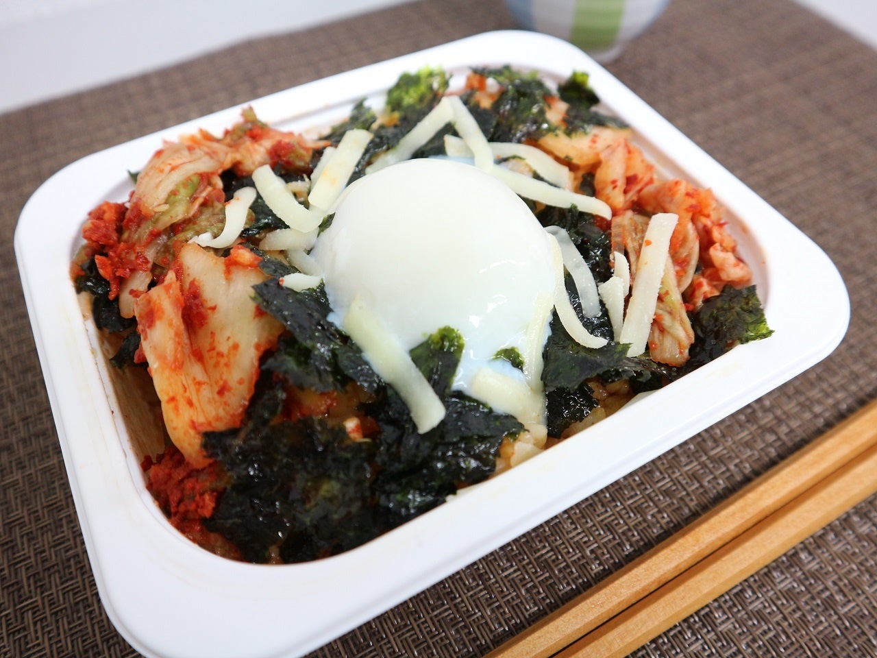 チーズビビンバ風のっけごはん