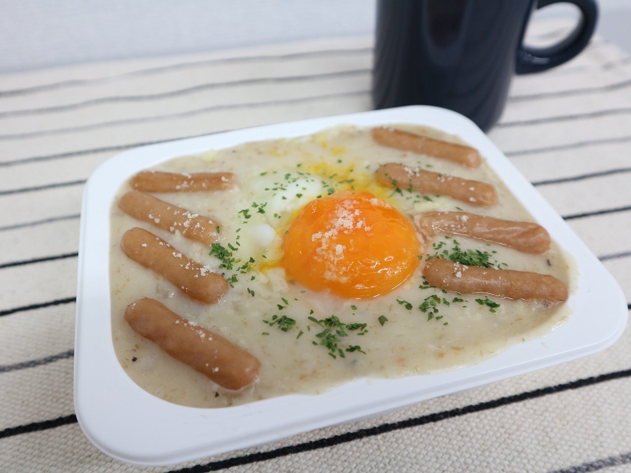 カルボナーラ風のっけごはん