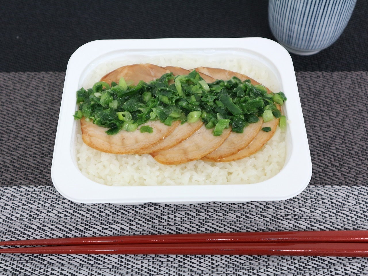 ねぎチャーシューのっけごはん