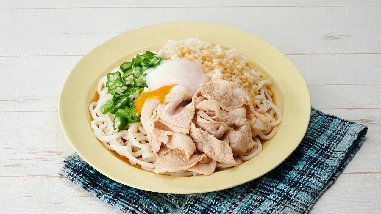 冷やしぶっかけ肉うどん