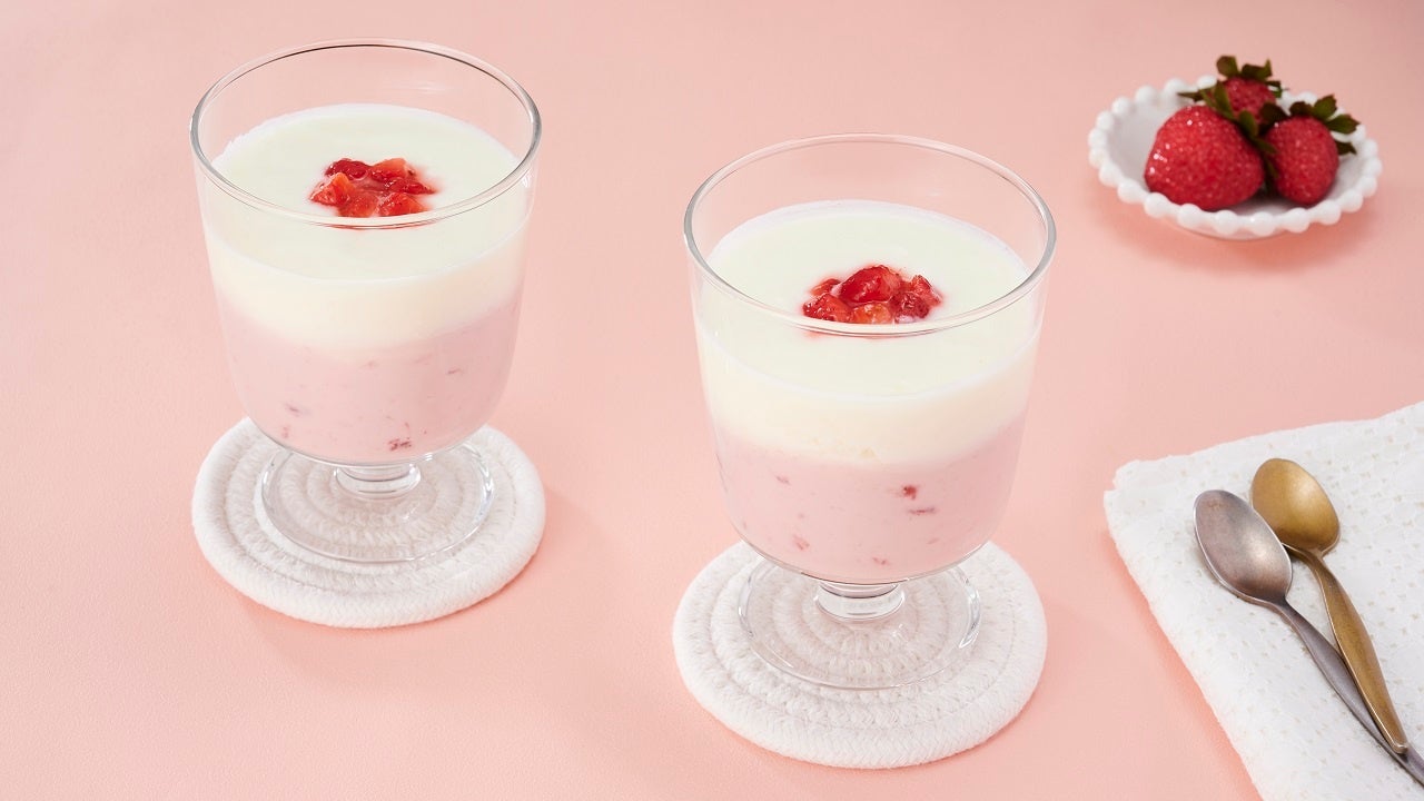 ぷるぷる2層のフルーチェ