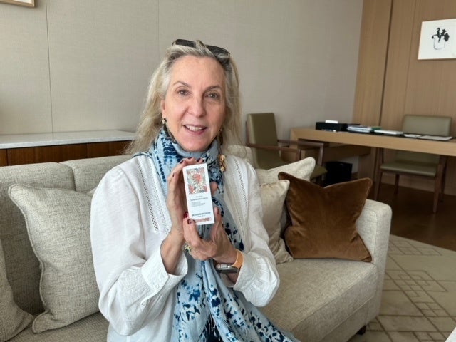 チャリティにご来場されたMs.Susan Rockefeller