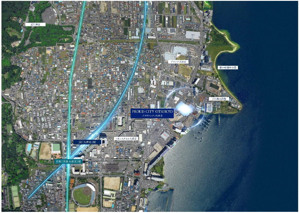 プラウドシティ大津京 現地案内図