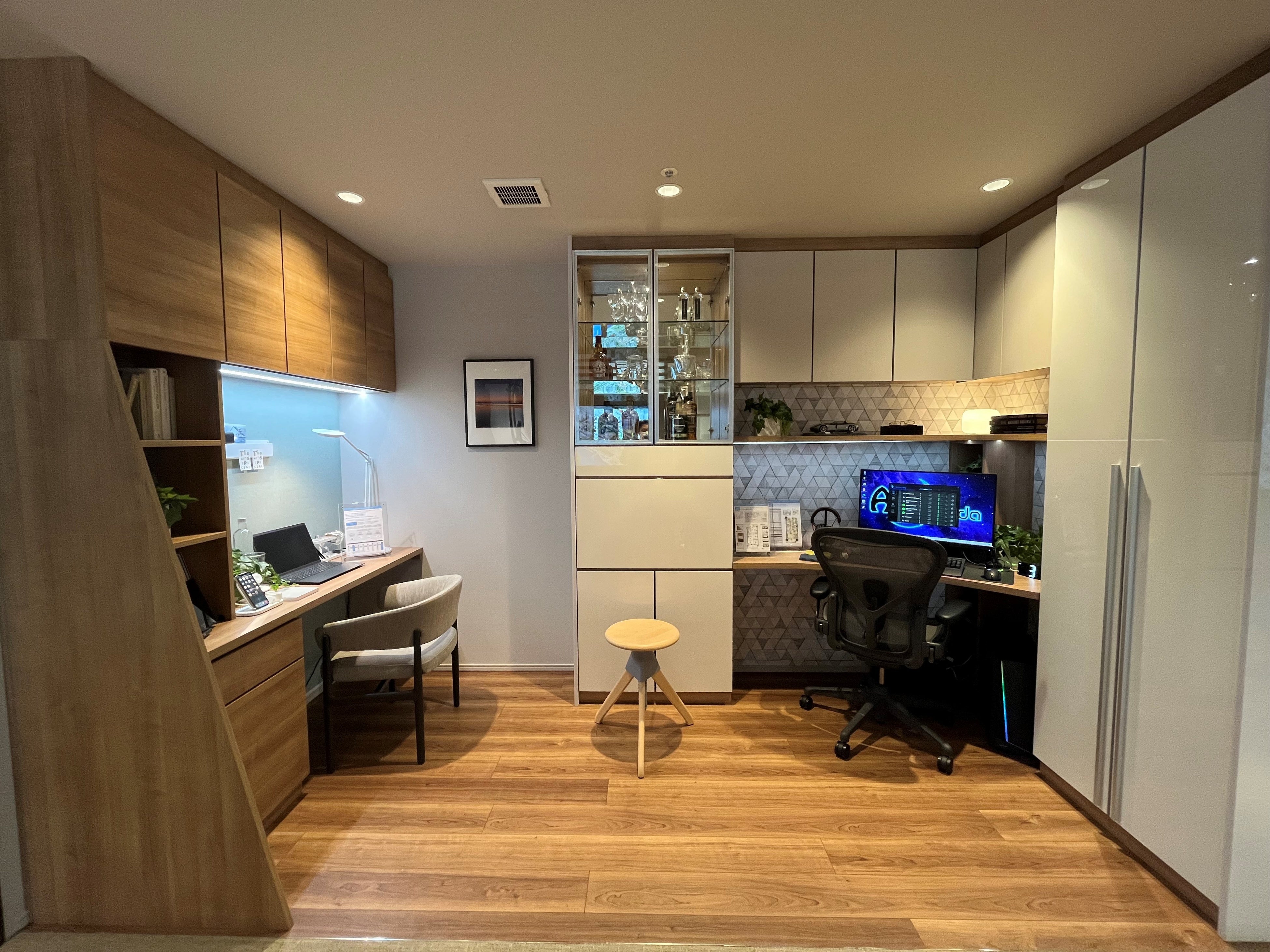 テレワークスペースの展示