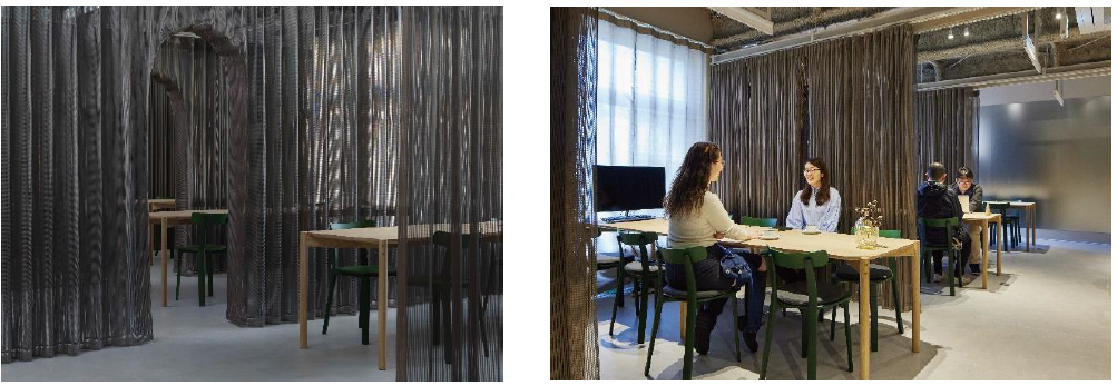 【プラウドギャラリー五反田　「たためる壁」により軽やかで可変性のある空間】