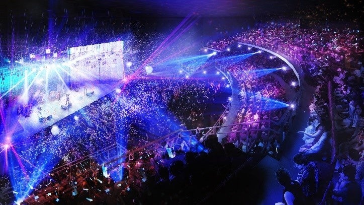 大ホール 完成予想パース(今後変更になる可能性がございます)