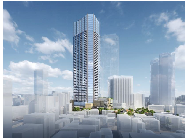 再開発建物完成イメージ（現在計画中であり、今後変更となる可能性がございます）