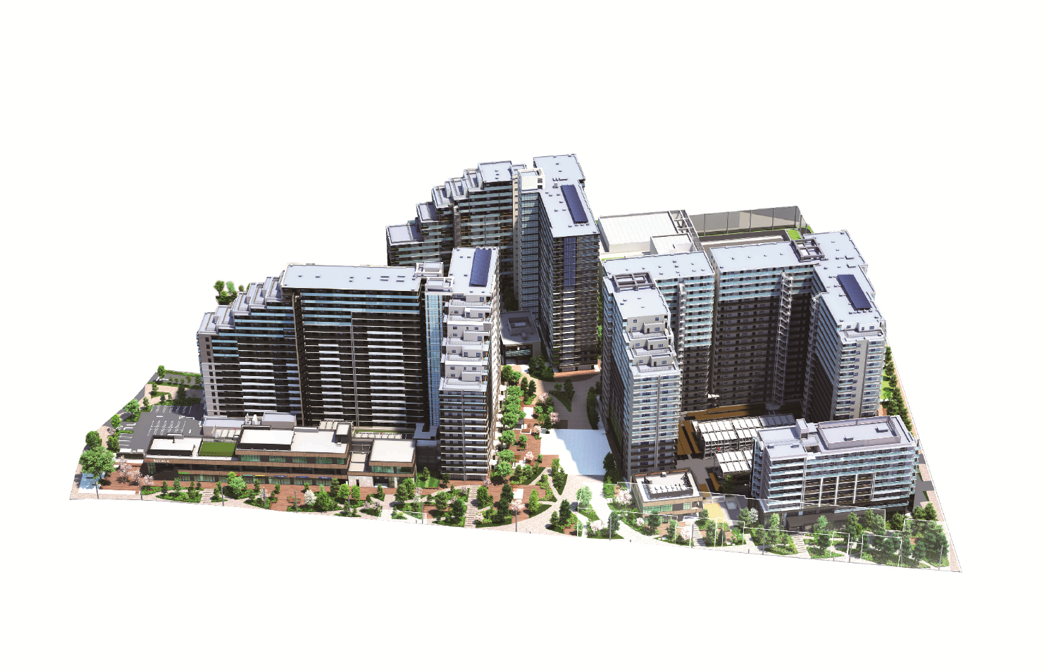 プラウドシティ日吉 敷地全体図