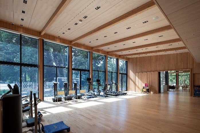 【木造フィットネス・カフェ棟】