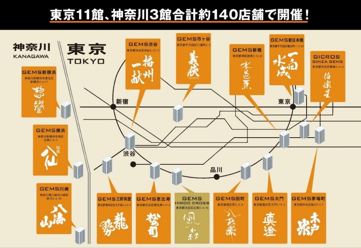 関東エリア 参画棟マップ
