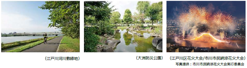 全体敷地面積約3.8ha、共同住宅（分譲・賃貸）、商業施設等との大規模