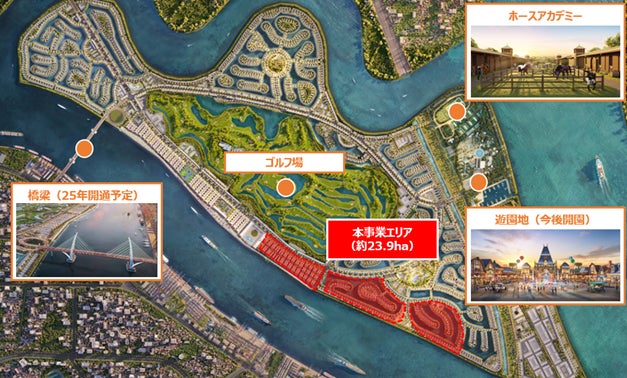 Sơ đồ mặt bằng dự án đã hoàn thiện