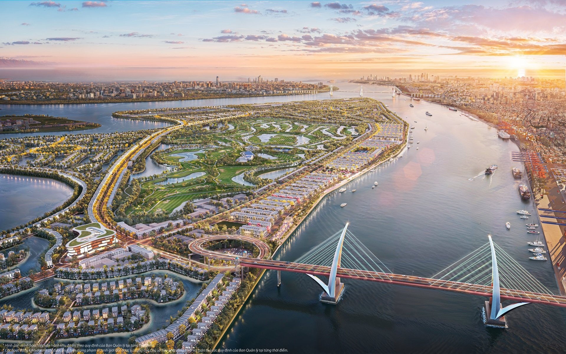“Dự án Vũ Yên (Đảo Hoàng Gia)” Phối cảnh dự án hoàn thành 1