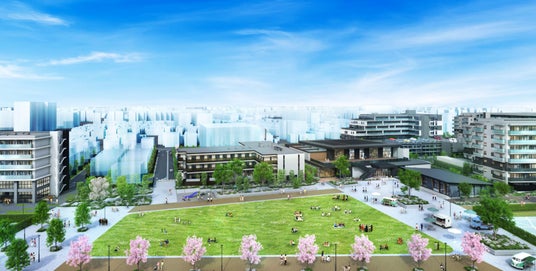 不動産開発企業 6 社による文教のまちづくり「東京大学西千葉キャンパス跡地利用事業」多世代居住の大規模複合開発街区「千葉 学美の杜」 公民学連携 約12,000平方メートル の「西千葉キャンパスパーク」 不動産開発企業 6 社による文教のまちづくり「東京大学西千葉キャンパス跡地利用事業」多世代居住の大規模複合開発街区「千葉 学美の杜」 公民学連携 約12,000平方メートル の「西千葉キャンパスパーク」