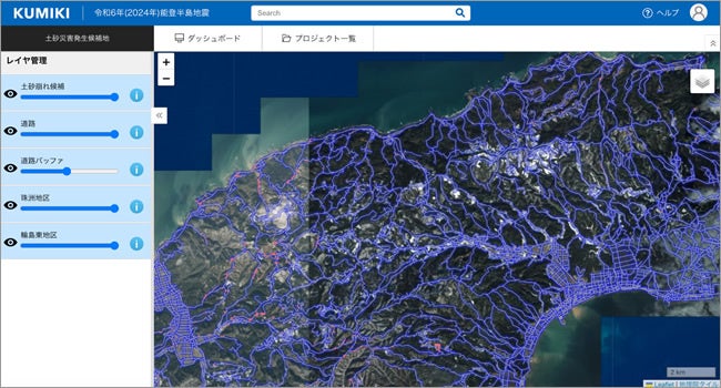 令和6年能登半島地震エリア（石川県珠洲地区・輪島東地区）の