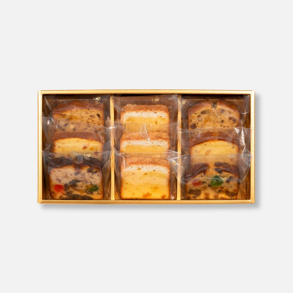 季節のケーク　9個 税込 ￥5,400　15個 税込 ￥8,748