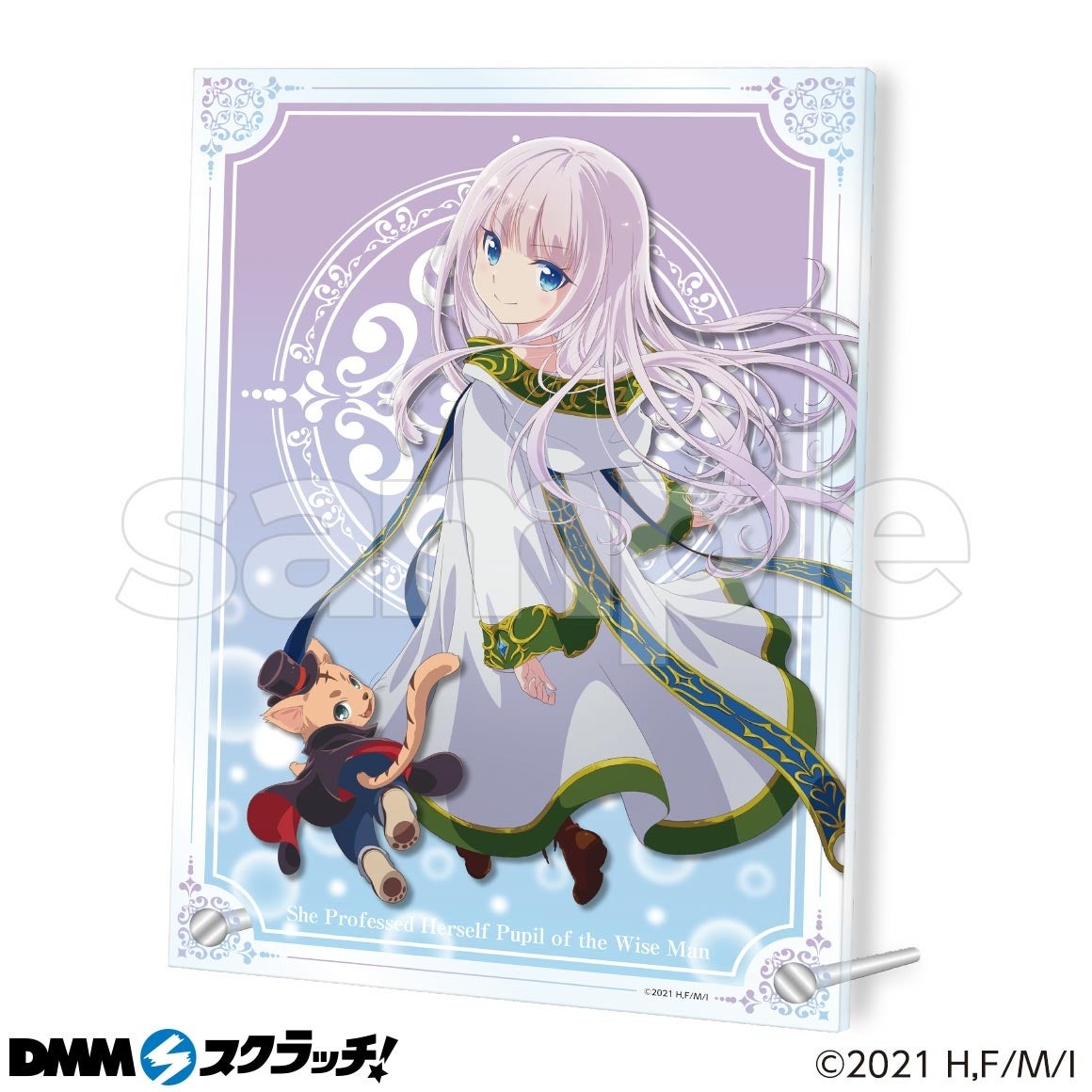 雑貨　ミラ＆マリアナ アクリルパネル 「DMMスクラッチ!×パピチャンクジ 賢者の弟子を名乗る賢者」 Wチャンス賞 DMMスクラッチ! 第2弾 TV アニメ 【賢者の弟子を名乗る賢者】 スクラッチ - DMMスクラッチ