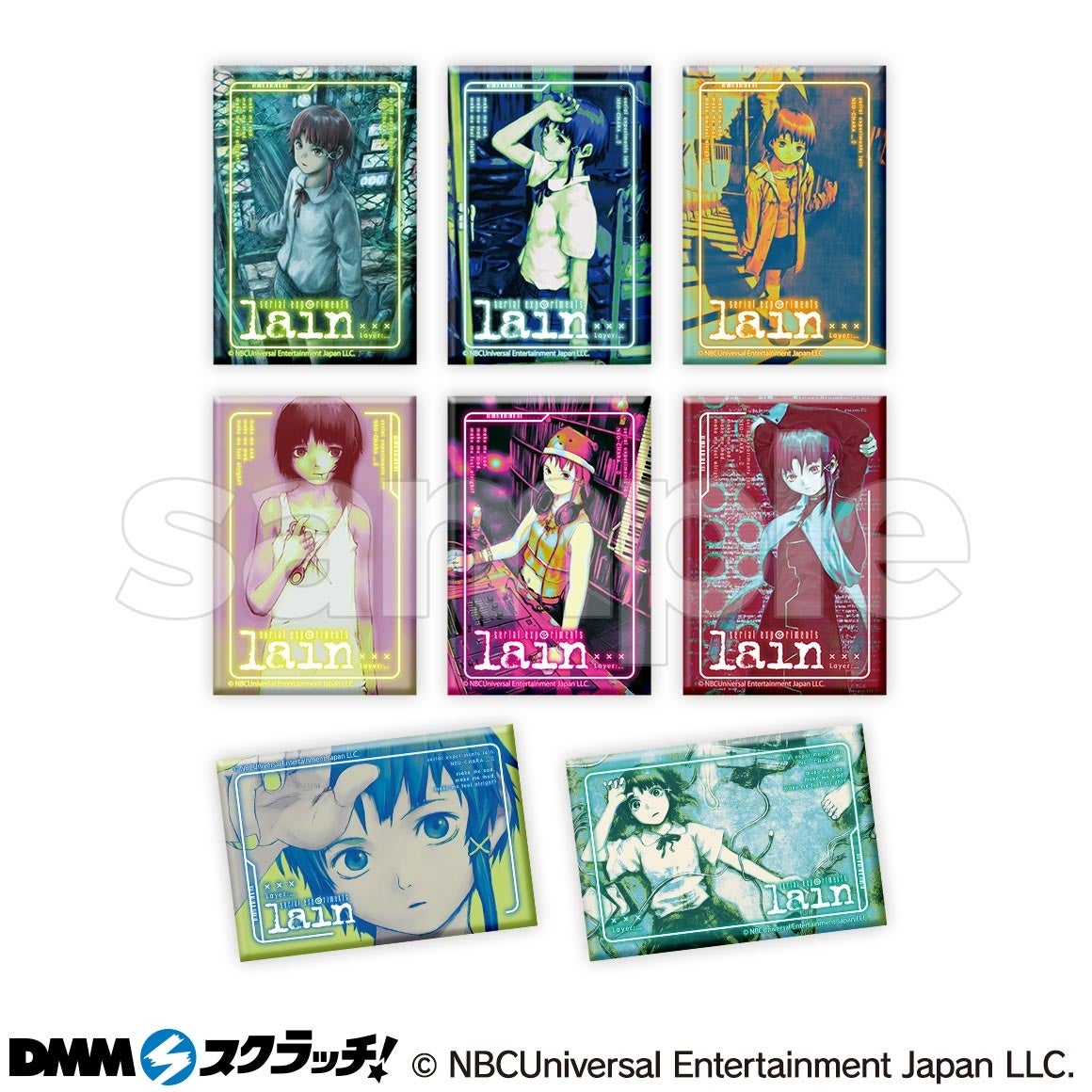 serial experiments lain DMMスクラッチ くじ　アクリル 祝・安倍𠮷俊画業30周年記念！「「serial experiments lain