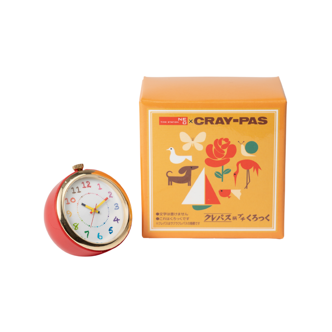 手の平サイズの”クレパス柄プチくろっく”が新登場！ | 株式会社