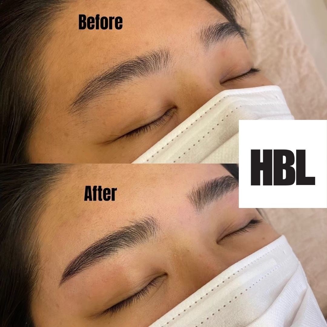 ハリウッドブロウリフト before・after