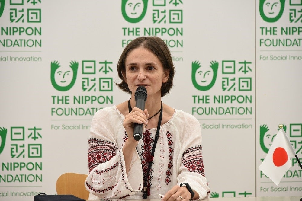 身元保証人として、母親を呼び寄せたスヴィドラン・オレナ （Svidran Olena）さん