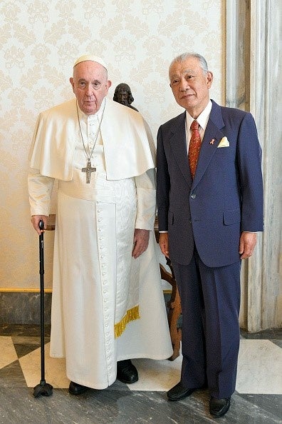 ローマ教皇に単独謁見 | 公益財団法人 日本財団のプレスリリース