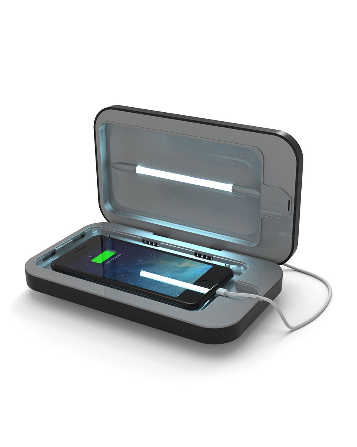 外出も増えたことで少しずつ需要が増加し始めたスマホ除菌装置・スマホ洗いケース「フォンソープ」