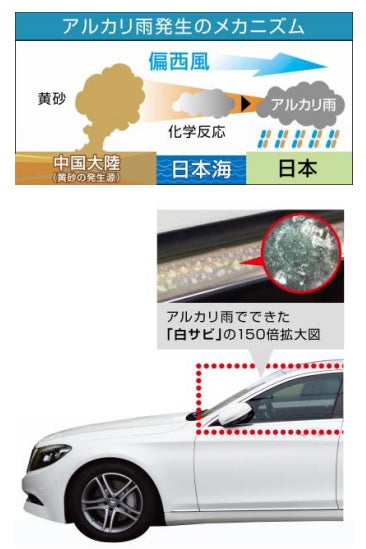 メッキモール アルカリブロック キーパー keeper 白サビ 外国車ユーザー待望、モールの白サビをブロック 新サービス