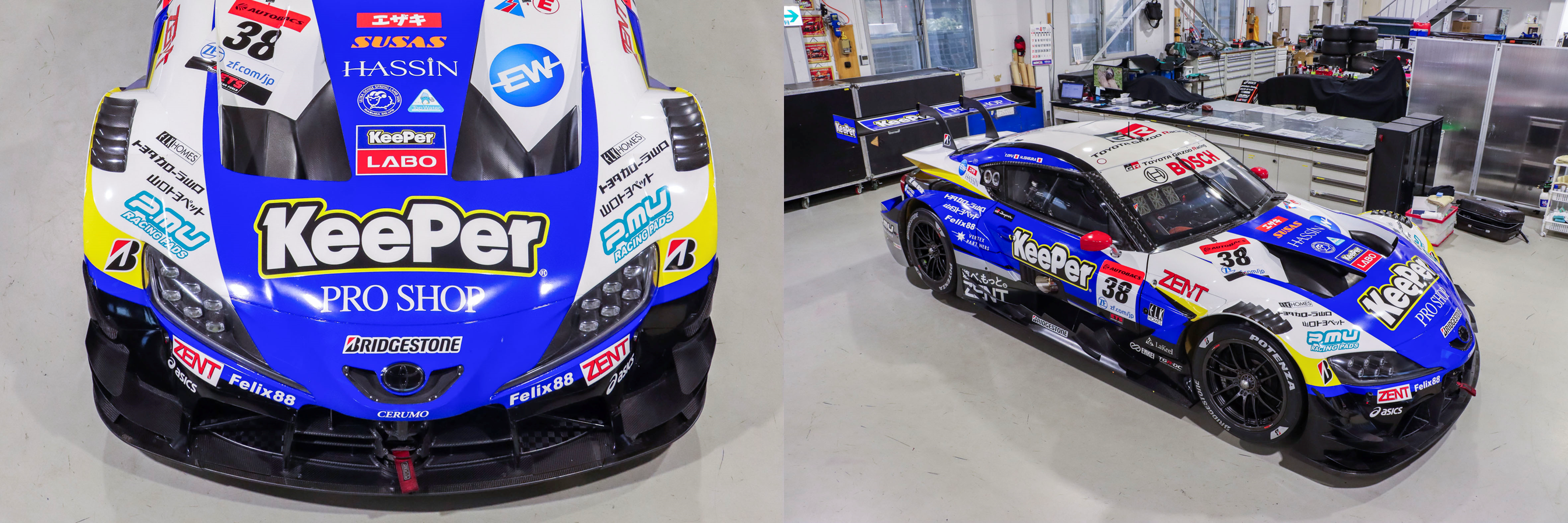 1年ぶりのフルカラー『KeePer CERUMO GR Supra 』で参戦 | KeePer技研