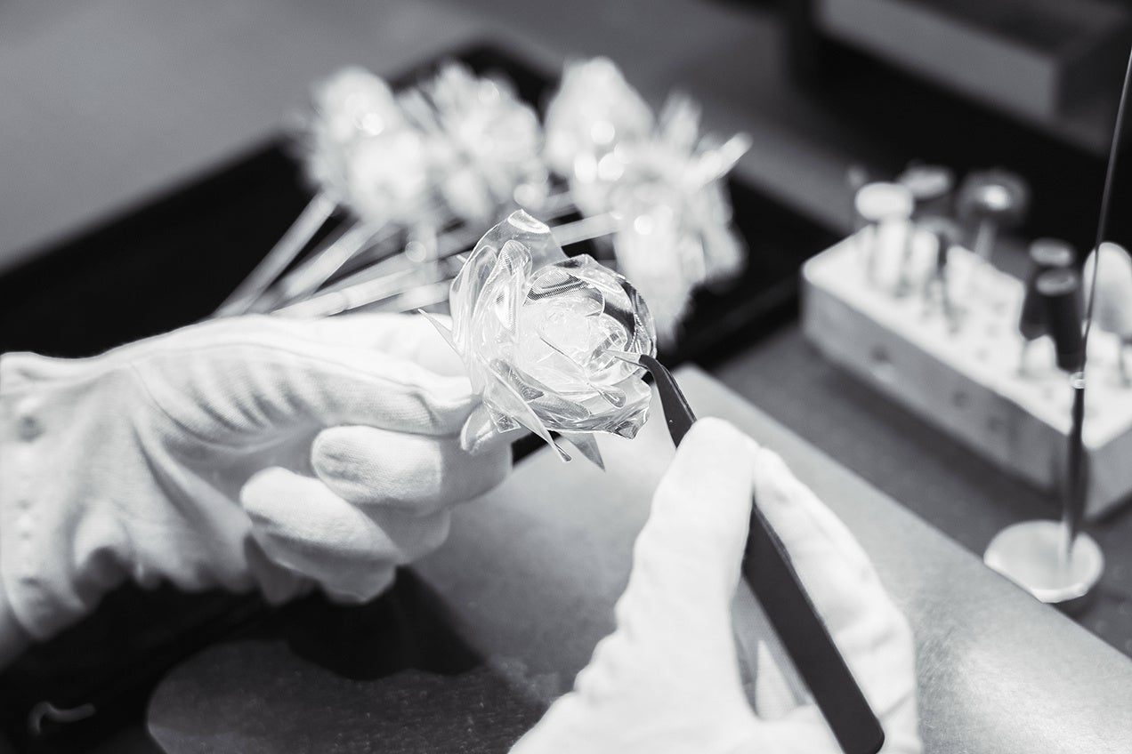 プリズムフラワーの制作