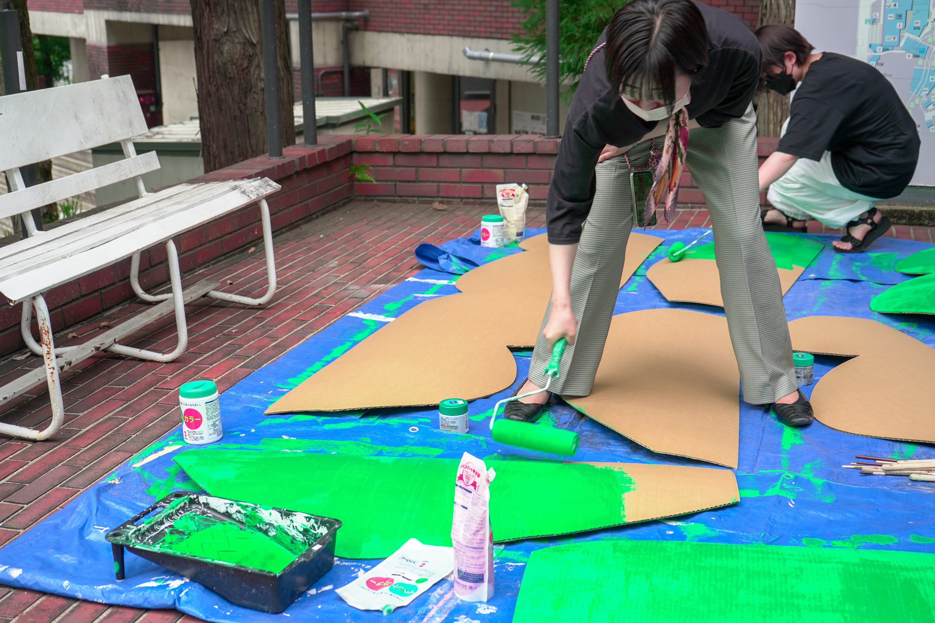 学生がすべて手掛けています。
