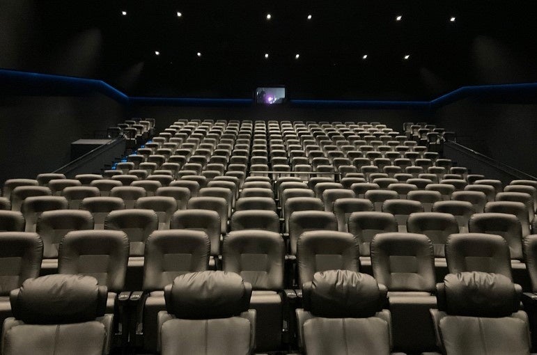 ドルビーシネマ向けに設計された座席レイアウト