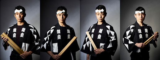 写真（左から）： 中込健太、池永レオ遼太郎、 北林玲央、前田順康