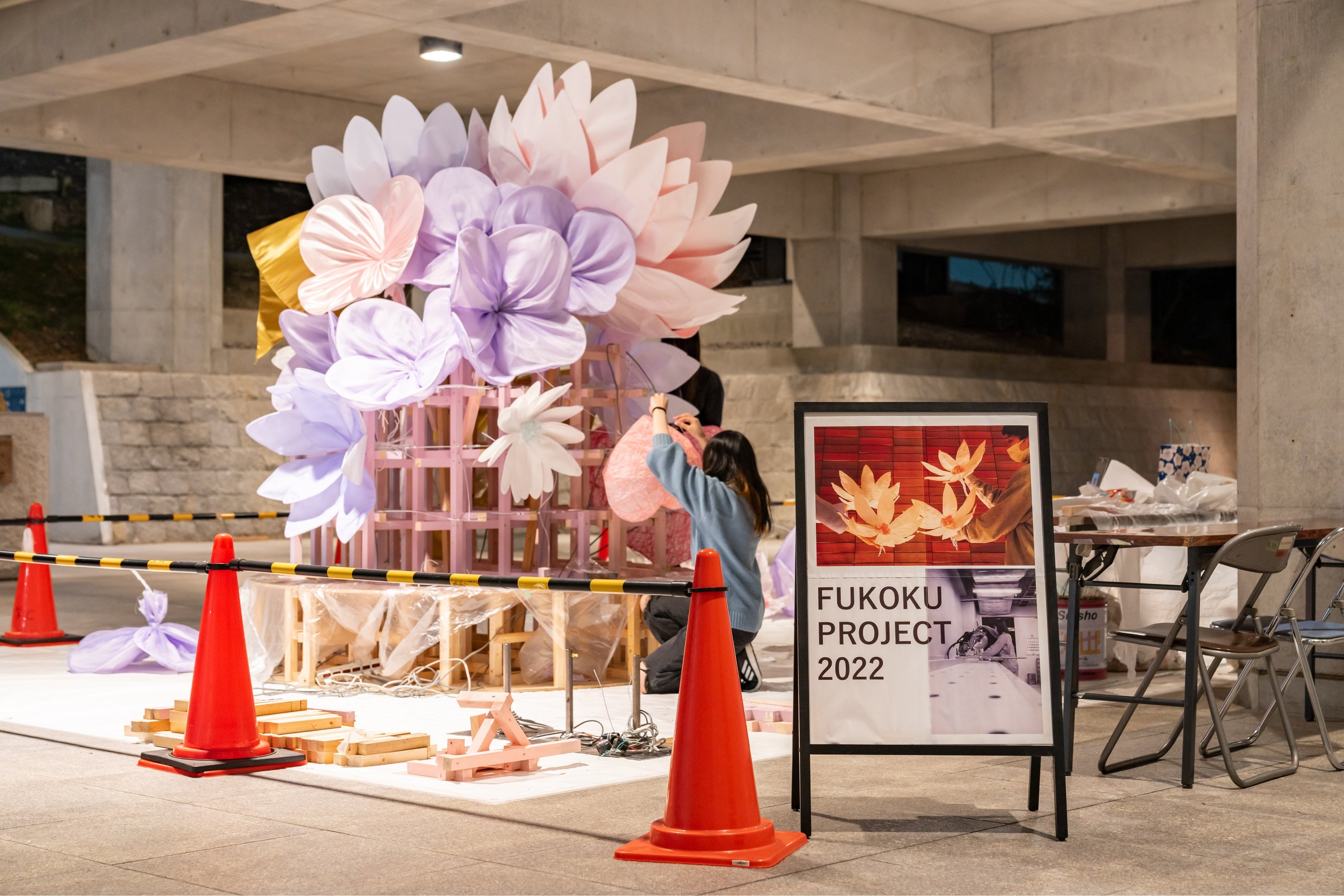 今年のプロジェクトの制作の様子