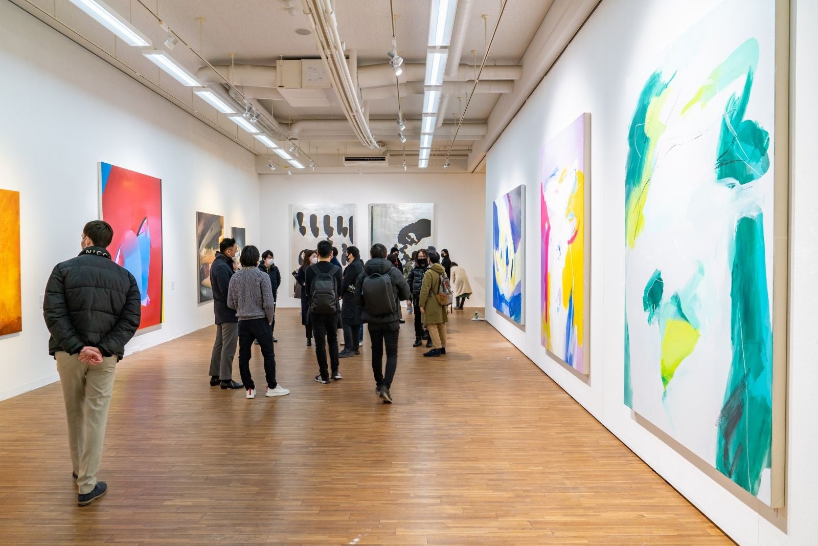 昨年度のアートフェアの様子。