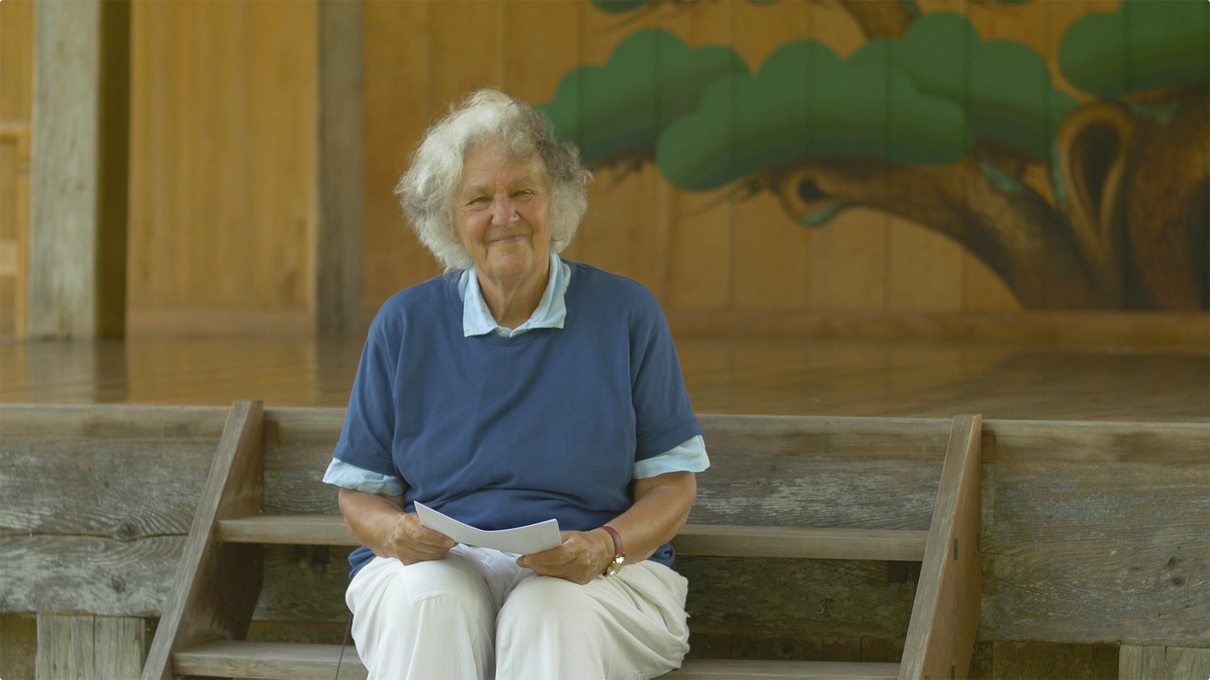 アリアーヌ・ムヌーシュキン（@archives du Théâtre du Soleil）