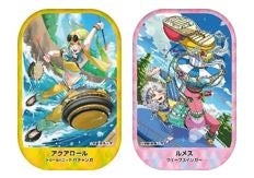 缶バッジは作品の全体像が堪能できる角型で制作。受賞作は特別仕様。