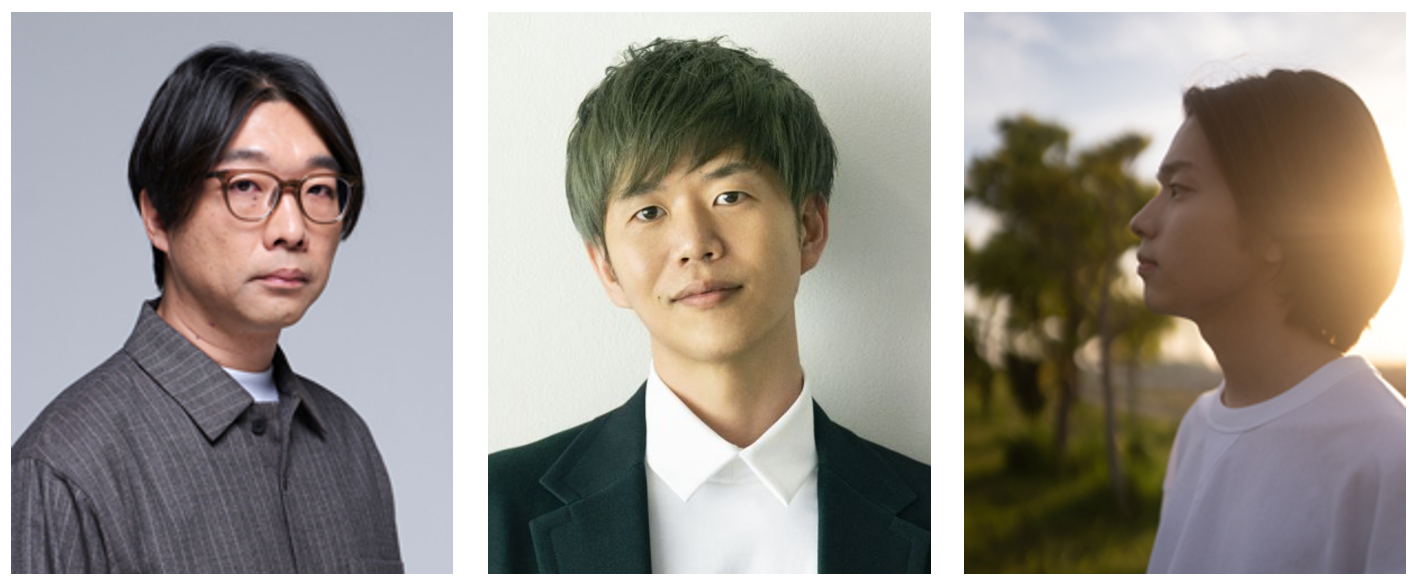左から　作・倉持裕　演出・杉原邦生（撮影：細野晋司）　音楽・原口沙輔
