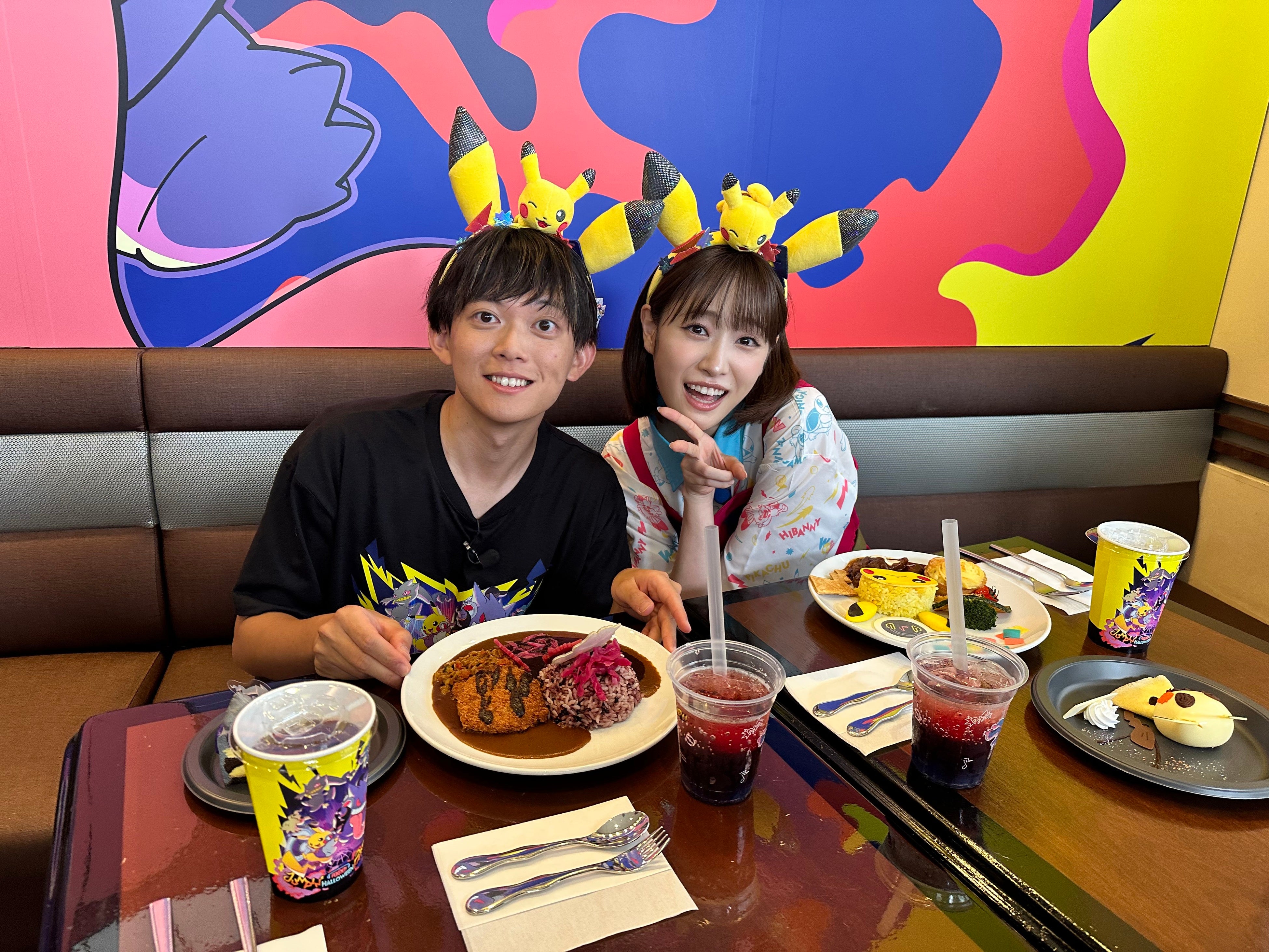 ポケモンたちをイメージしたフードメニューに大はしゃぎ！