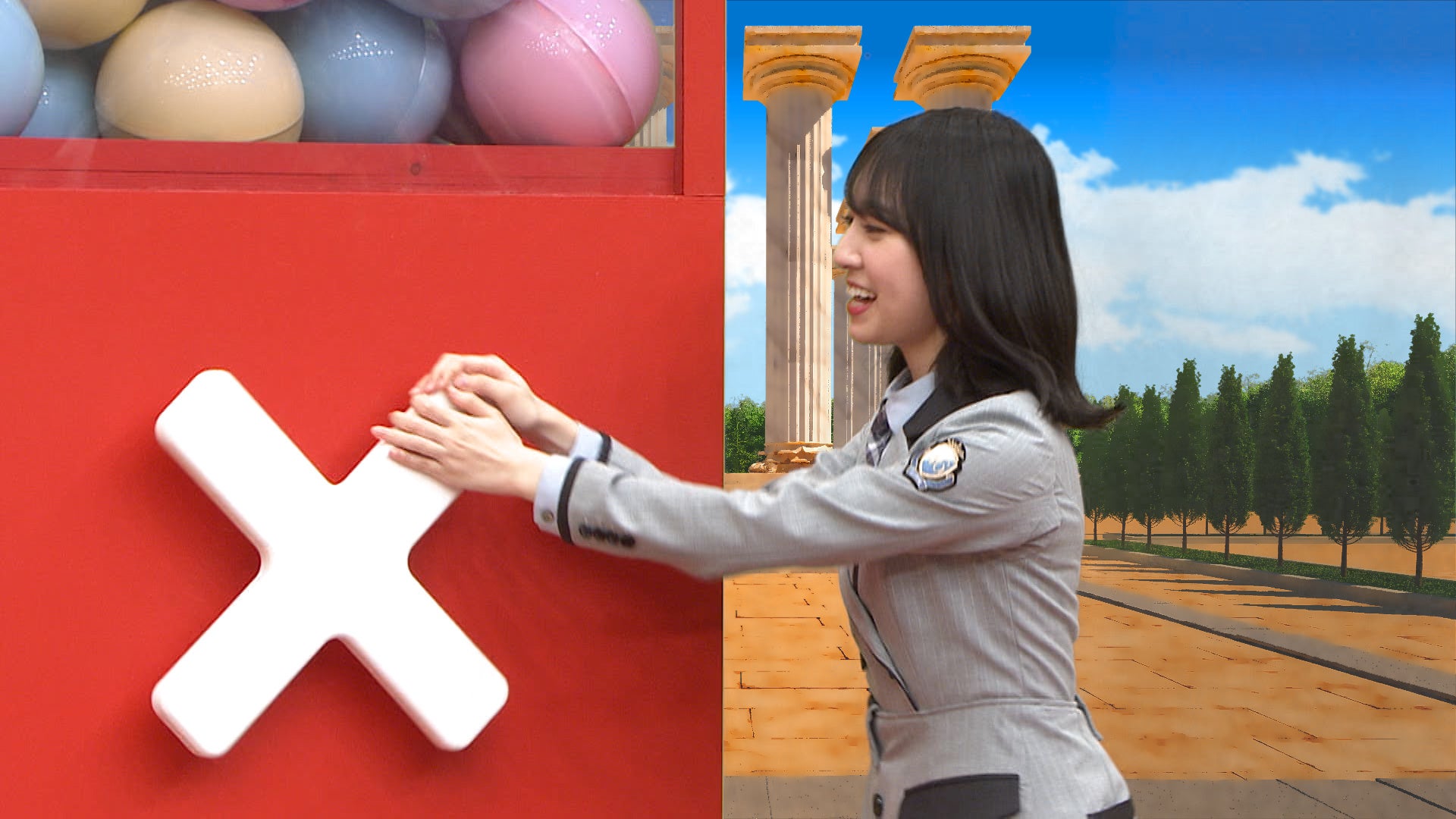 スゴワザマシーン”ポケポン”をまわす金村美玖ちゃん